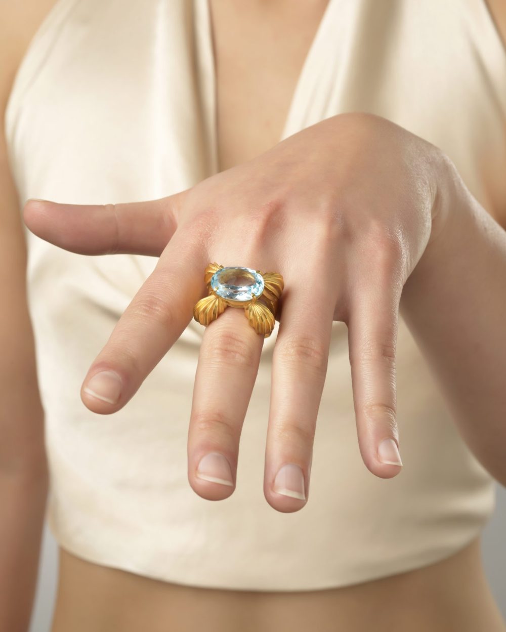 Lotus Topaz ring - Image 4