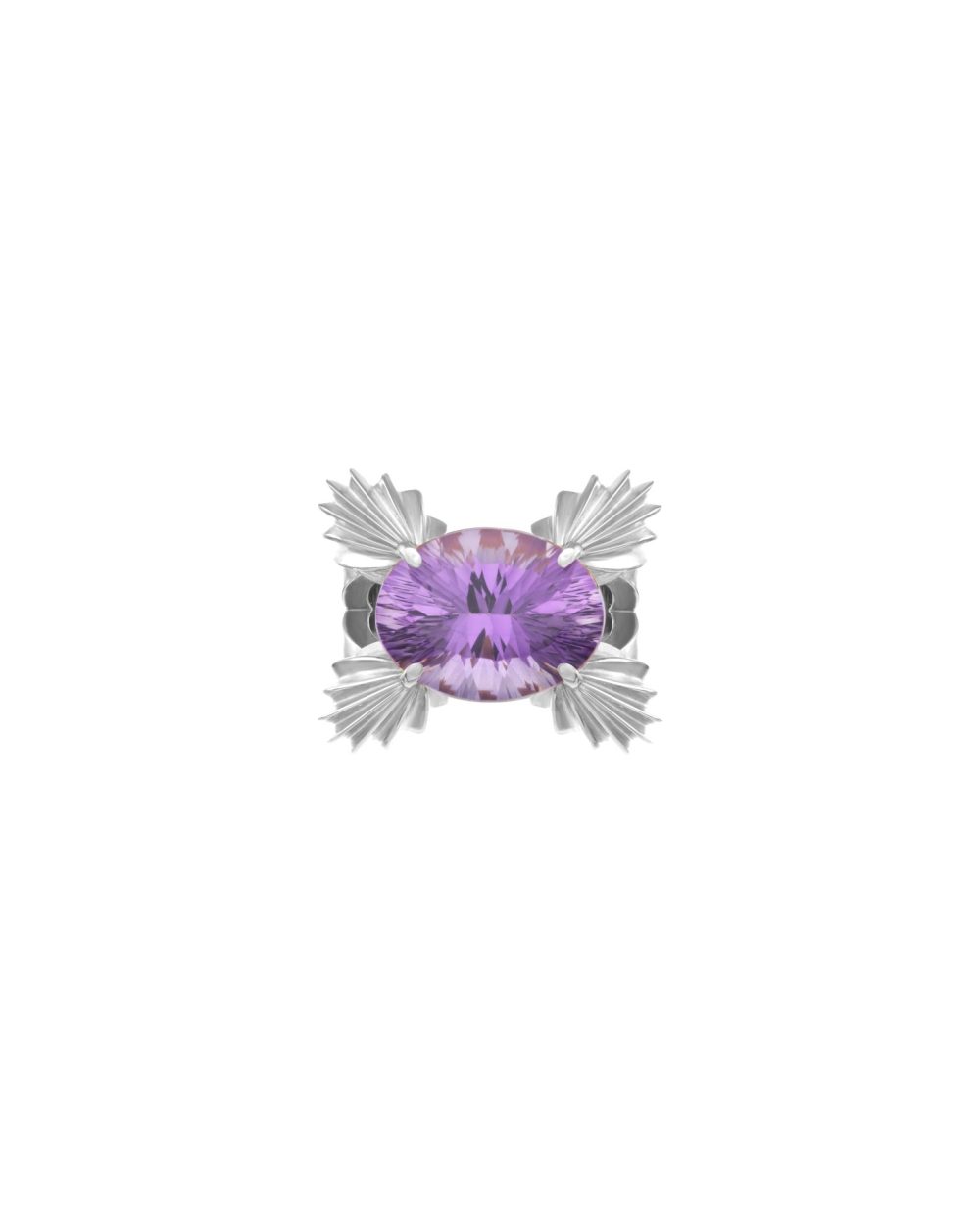 Lotus Amethyst ring - Image 3